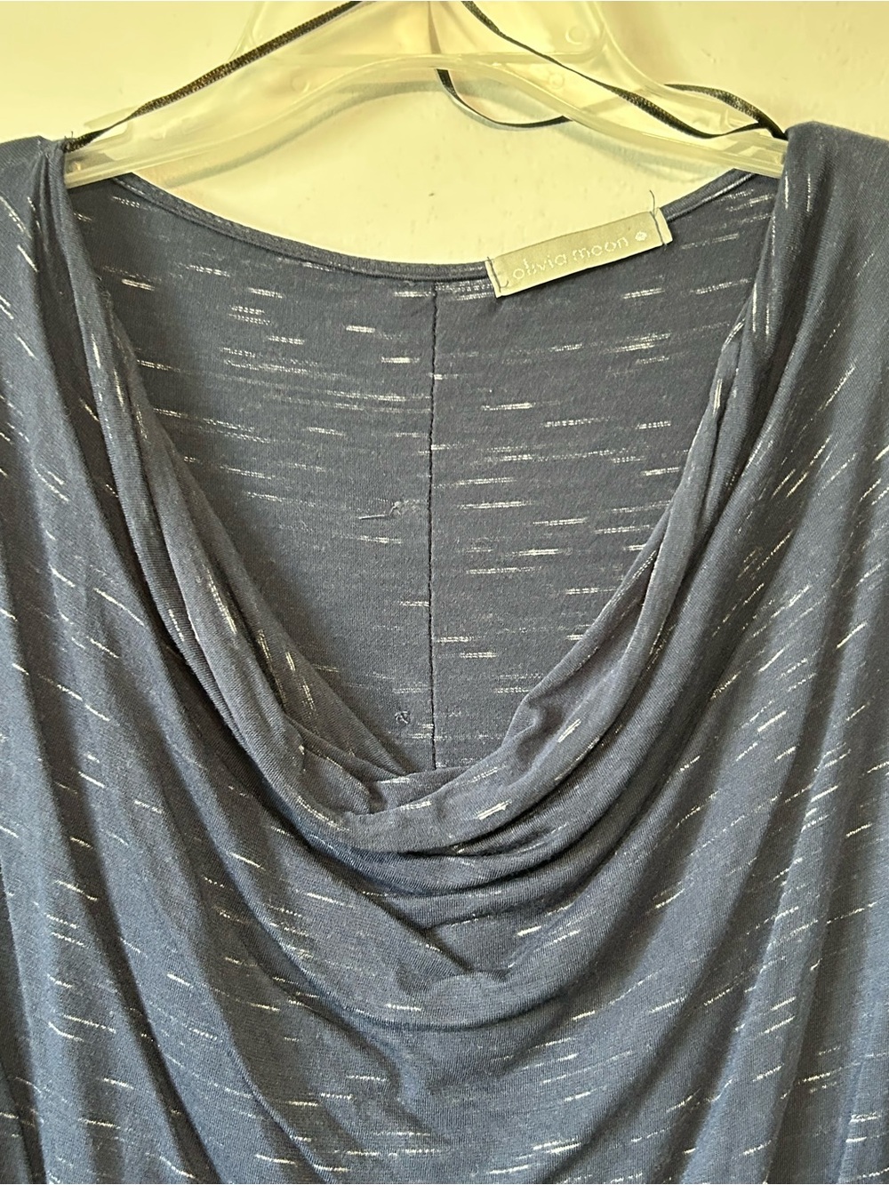 Olivia Moon Cowl Neck top - Picture 6 of 9